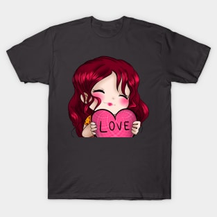 love heart chibi T-Shirt